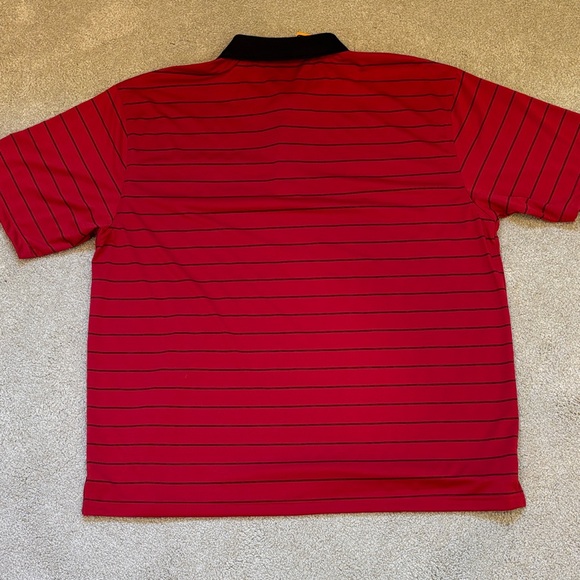 PGA Tour Red Polo with Black Accents - Picture 5 of 5